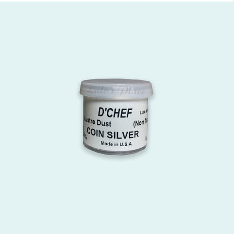 D'Chef Coin Silver Luster Dust
