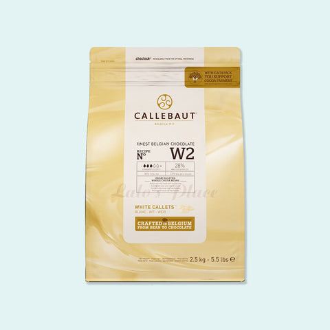 Callebaut 28% White Callets W2