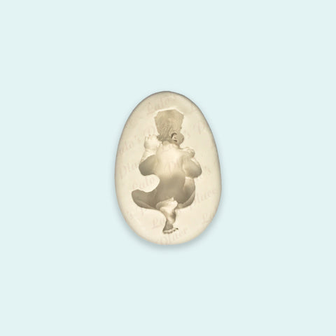 Sleeping Baby Small Silicone Mold