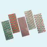 🎄Christmas Themed Paper Straw 25pcs