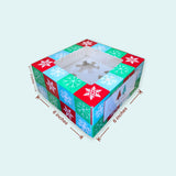 🎄6″ x 6″ x 3″ Christmas Pre-formed Box