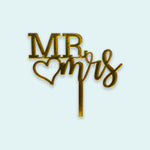 Mr & Mrs Acrylic Topper
