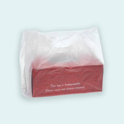 11″ + 6″ x 12″ Biodegradable Bag