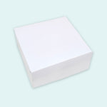 9″ x 9″ x 4” 2-pc White Box