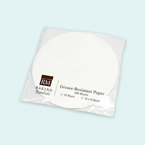 10″ Round Grease Resistant Paper