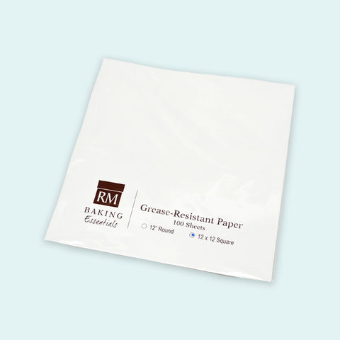 12″ x 12″ Square Grease Resistant Paper