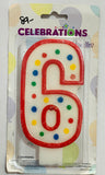 JUMBO Number Candles