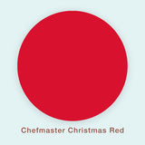 Christmas Red Chefmaster Gel Paste 1oz